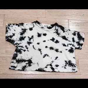 Joah Brown Tie Dye Crop Tee